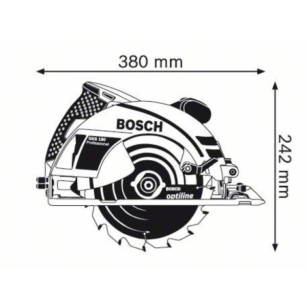Fierăstrău circular Bosch GKS 190 (0601623000)