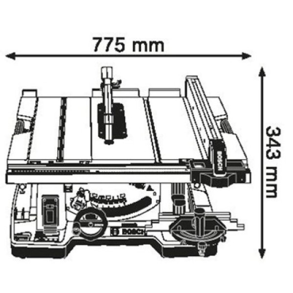 Циркулярный станок Bosch GTS 10 XC (0601B30400)