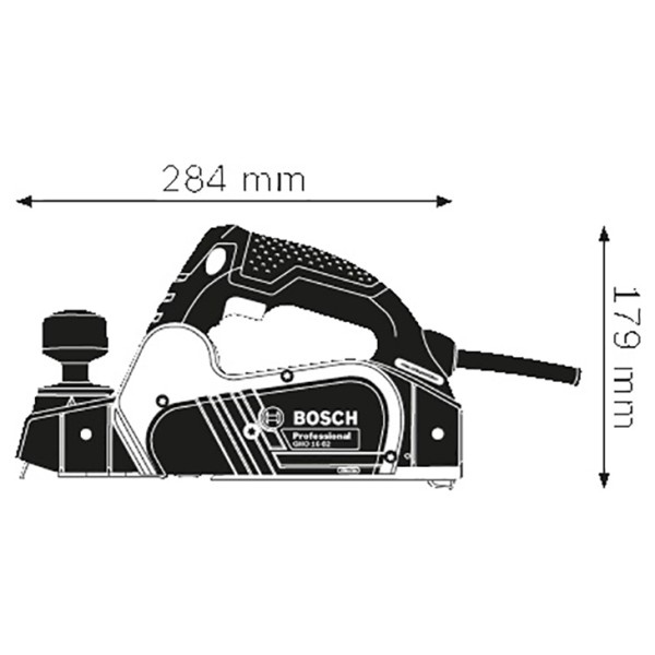 Рубанок Bosch GHO 16-82 (06015A4000)