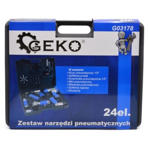 Набор пневматических инструментов Geko G03178