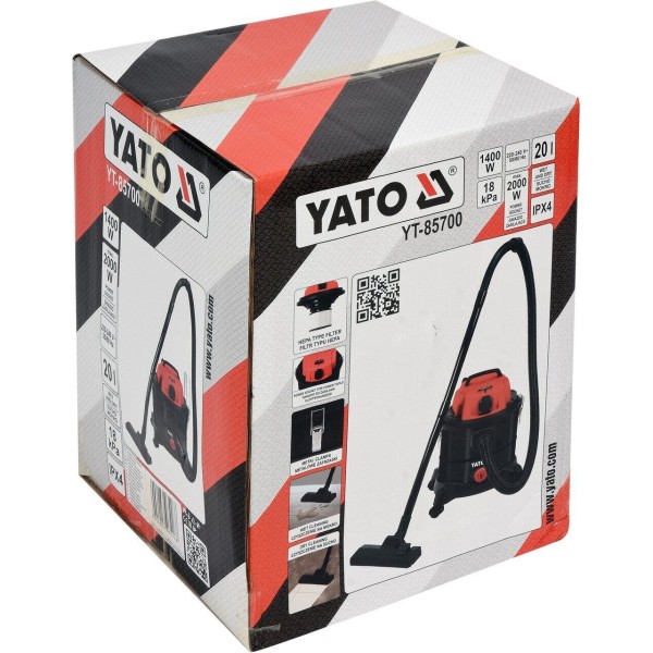 Пылесос для сухой уборки Yato YT-85700