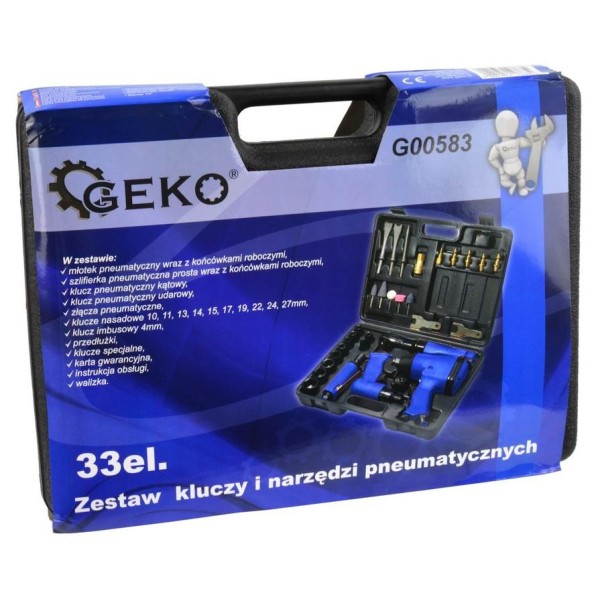Набор пневматических инструментов Geko G00583