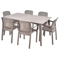 Set mobila de grădină Hecht HE Samana Chair Beige